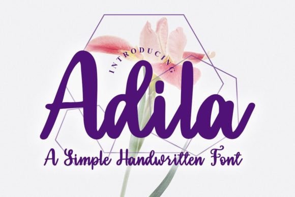Adila: The Handwritten Font for Crafters & Sellers