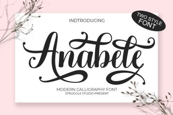 Anabele: A Modern Script Font for Digital Branding