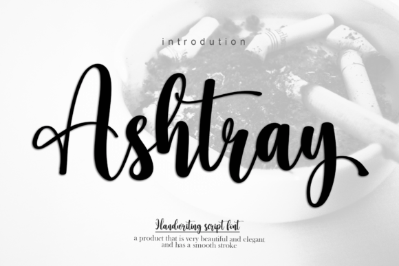 Ashtray: A Gritty Script for Bold Brand Identity