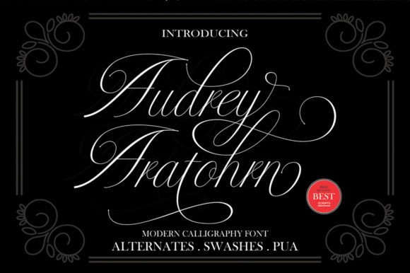 Audrey Aratohrn: A Charming Script Font for Branding