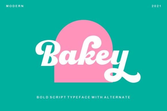 Bakey: The Bold Script Typeface for Scroll-Stopping Marketing