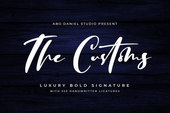 Boost Campaign Clarity with The Customs Typeface
