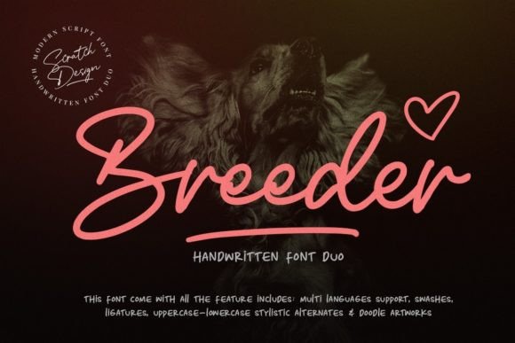 Breeder Font: A Handwritten Typeface for Small Business Branding