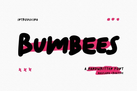 Bumbees Font Review: A Casual Handwritten Typeface for Social Campaigns