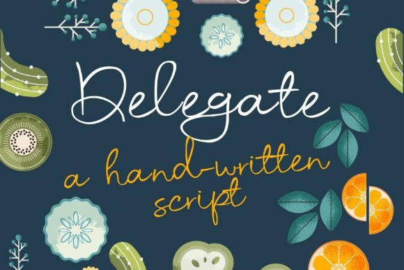 Delegate: The Handwritten Font That Stops the Scroll