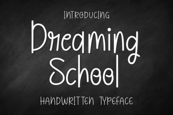 Dreaming School: A Handwritten Typeface for Editorial Design
