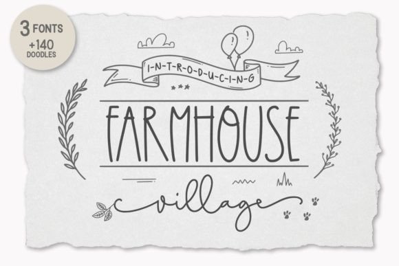 Farmhouse Village Font: Elevate Your Campaign Visuals