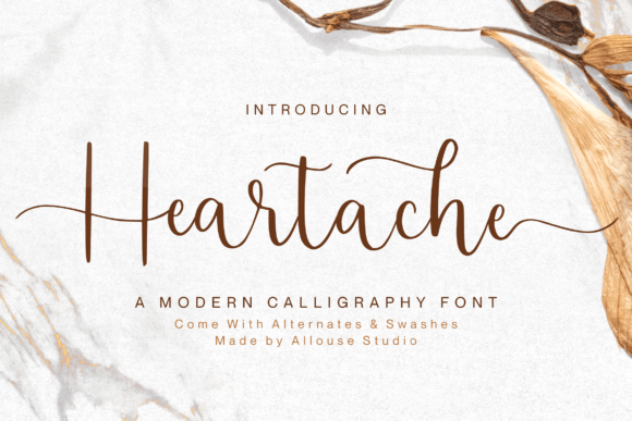 Heartache: A Handwritten Font for Authentic Branding