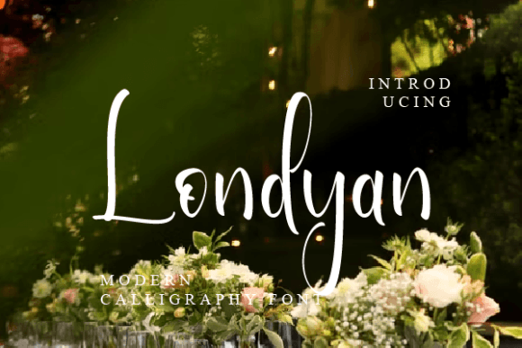 Londyan: A Refined Script Typeface for Editorial Design