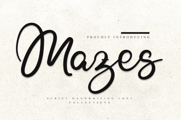 Mazes Font Review: A Sweet Handwritten Typeface for Campaigns