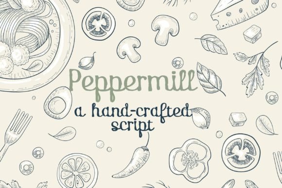 Peppermill Font Review: A Handwritten Typeface for Warm Branding