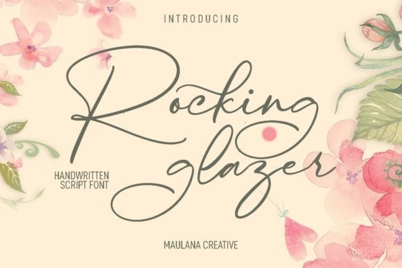 Rocking Glazer: A Handwritten Typeface for Editorial Design