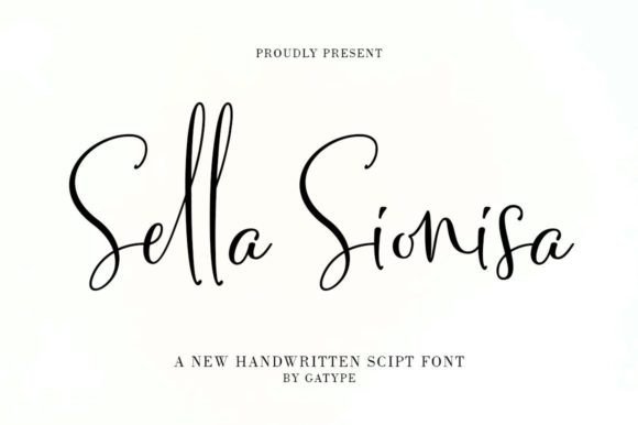 Sella Sionisa: A Script Typeface for Editorial Elegance