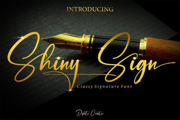 Shiny Sign: The Classy Typeface for Clear Campaigns