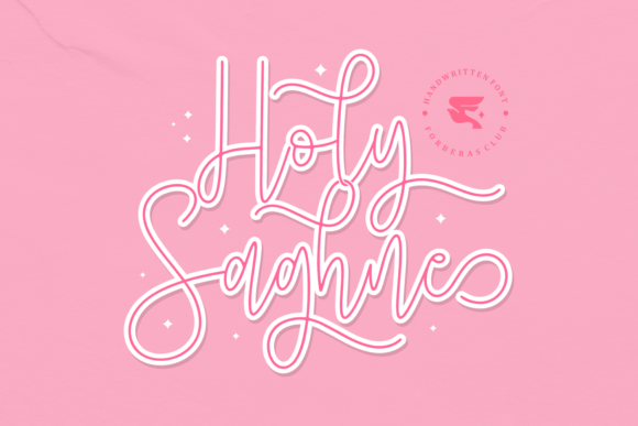 Upgrade Your Brand with the Holy Saghne Typeface