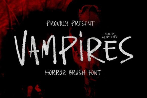 Vampires Font: A Handwritten Typeface for Bold Branding