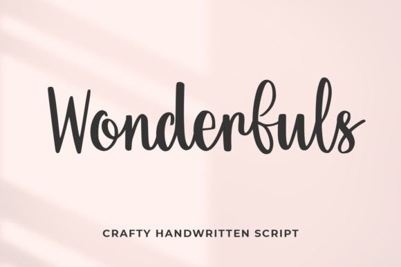 Wonderfuls: A Sweet Script Font for Brand Identity