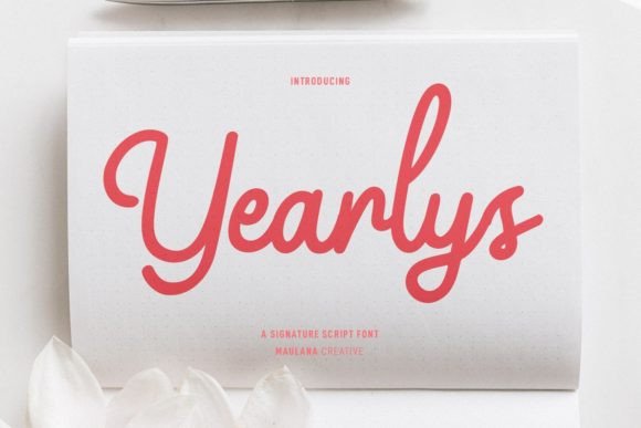 Yearlys Font Review: A Retro Script for Web Design